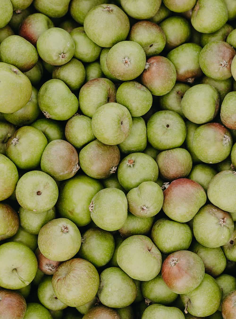 Bild von grünen Jungäpfel