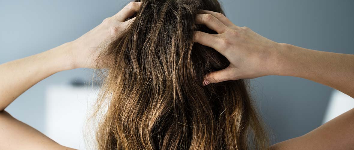 Juckende oder trockene Kopfhaut