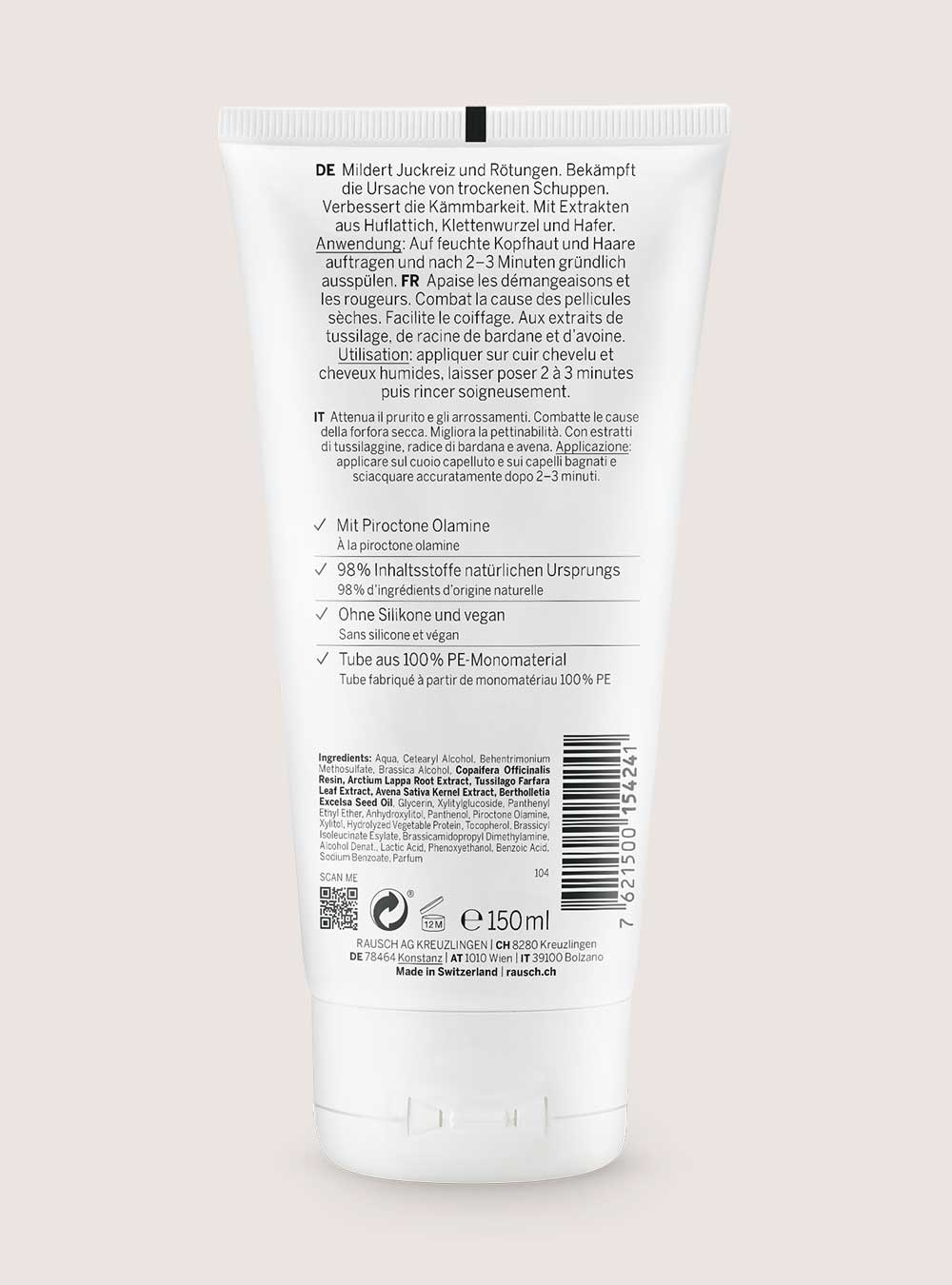 Conditioning Balm Mit ANP Für Trockenes, Geschädigtes Haar – 150 Ml, Spendet Glanz Und Stärkt Die Haarwurzeln