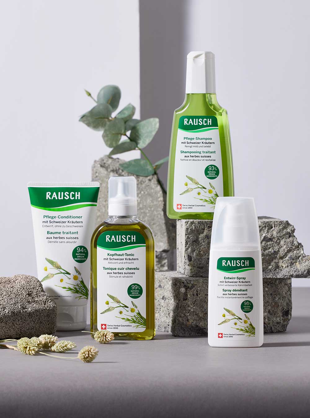 Tonique cuir chevelu aux herbes suisses – RAUSCH